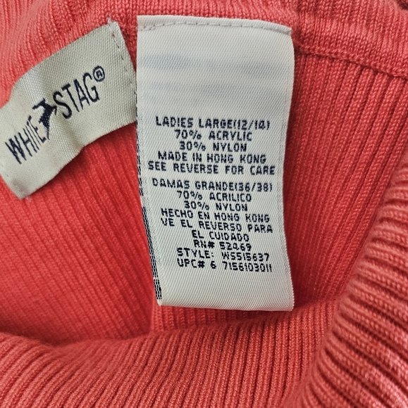 Beautiful Coral Shoulder Sweater - Picture 5 of 5